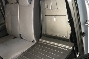 Toyota Tacoma Cubby Cover - Rear - Tuffy Products - Locking Lid - Black - `05-`22